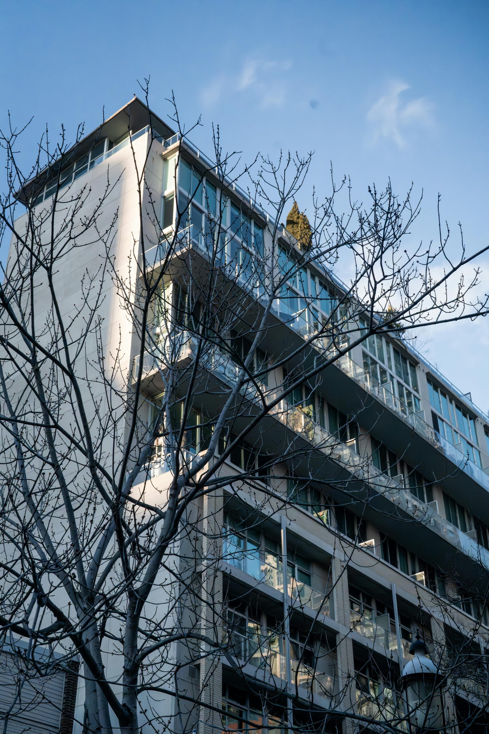 Explore the sleek design of this modern condominium building in Toronto, Ontario, Canada.